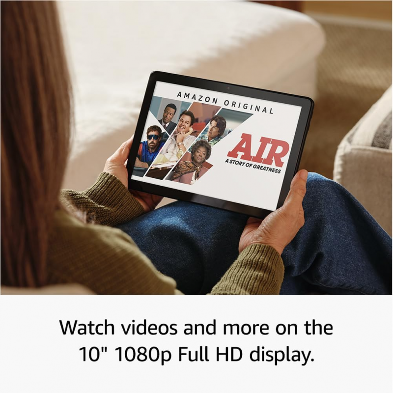 Amazon Fire HD 10 Tablet (10.1", 32GB, 2023, 13th Generation) - Black