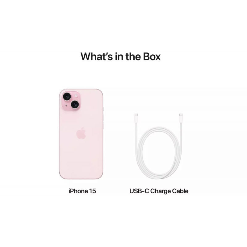 Apple iPhone 15 (128GB) - Pink
