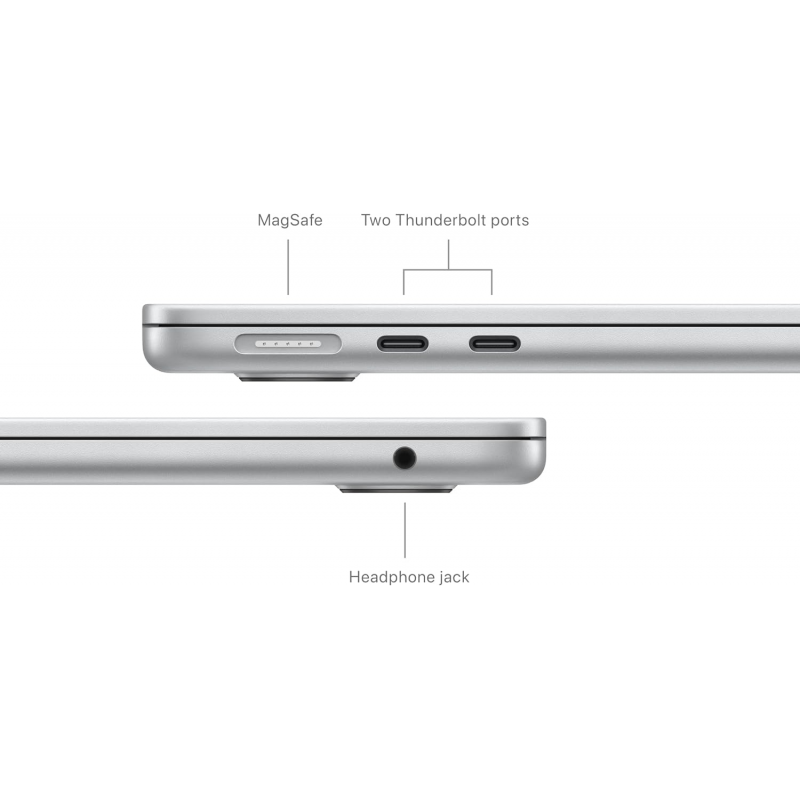 Apple MacBook Air 2024 (13.6-inch, M3, 8GB + 512GB SSD) - Silver