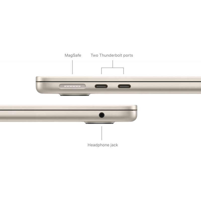 Apple MacBook Air 2024 (13.6-inch, M3, 8GB + 256GB SSD) - Starlight