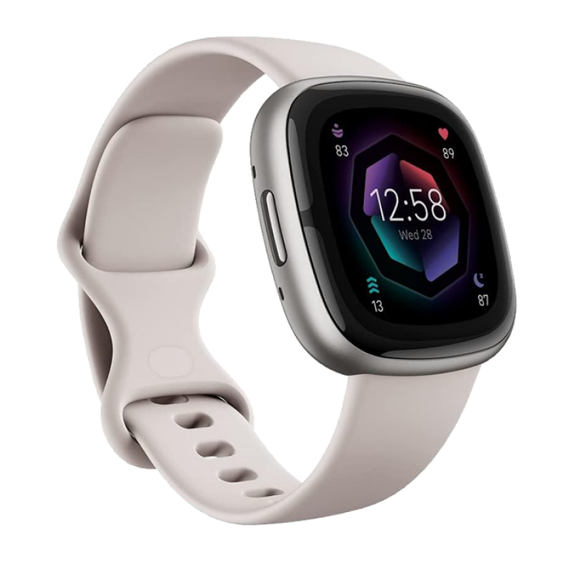 Fitbit Sense 2 Health and Fitness Smartwatch - White/Platinum