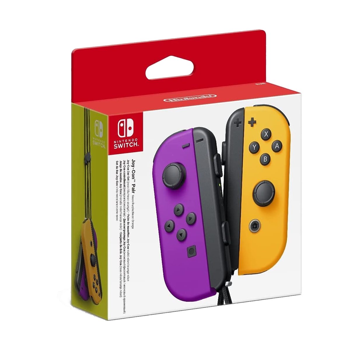 Dealmonday Nintendo Switch Joy Con Left Right Wireless Neon Purple Neon Orange