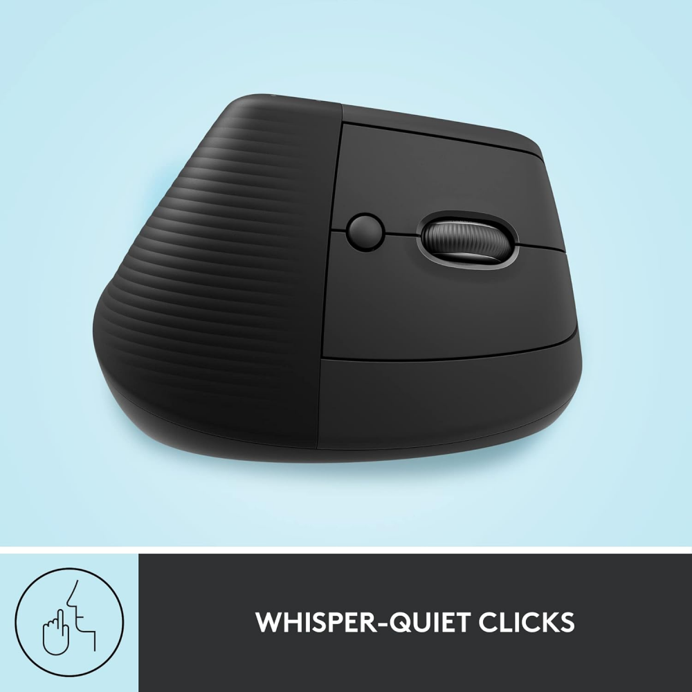 Dealmonday | Logitech Lift Vertical Ergonomic Mouse, Wireless - Black