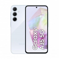 Samsung Galaxy A35 5G Smartphone (Dual-SIMs, 8+256GB) - Awesome Iceblue