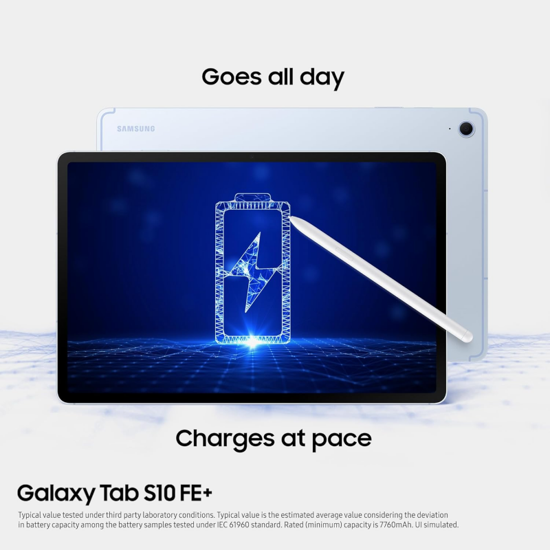 Samsung Galaxy Tab S10 FE+ (WiFi, 8GB + 128GB) - Silver Samsung Galaxy Tab S10 FE+ (WiFi, 8GB + 128GB) - Silver