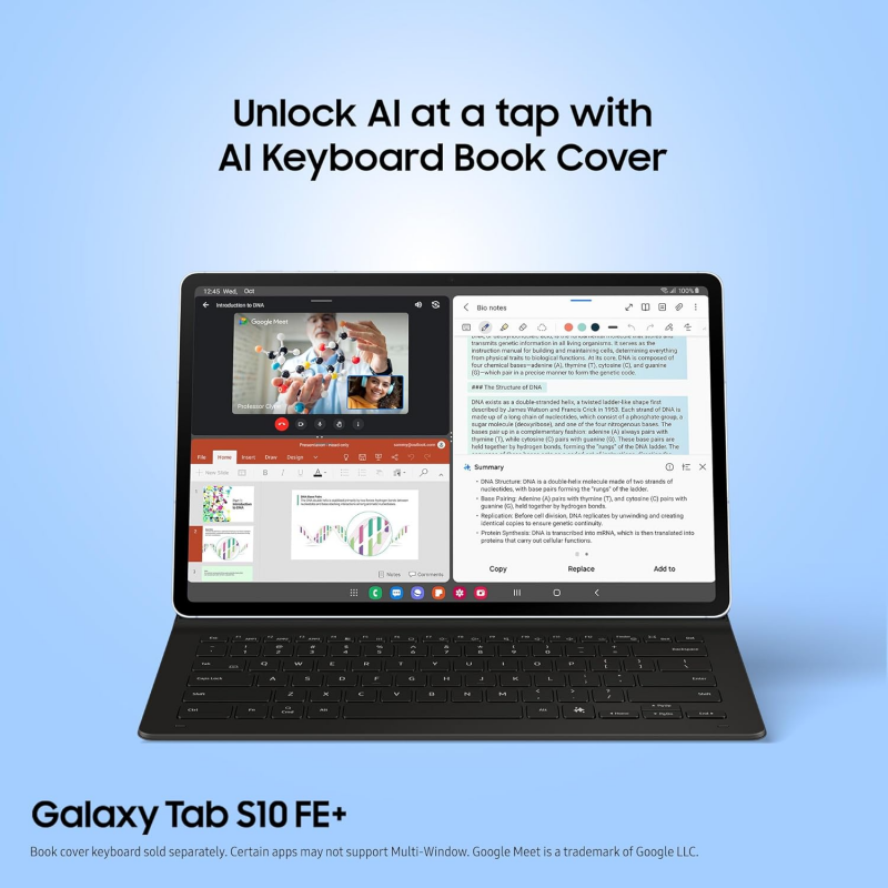 Samsung Galaxy Tab S10 FE+ (WiFi, 8GB + 128GB) - Silver Samsung Galaxy Tab S10 FE+ (WiFi, 8GB + 128GB) - Silver
