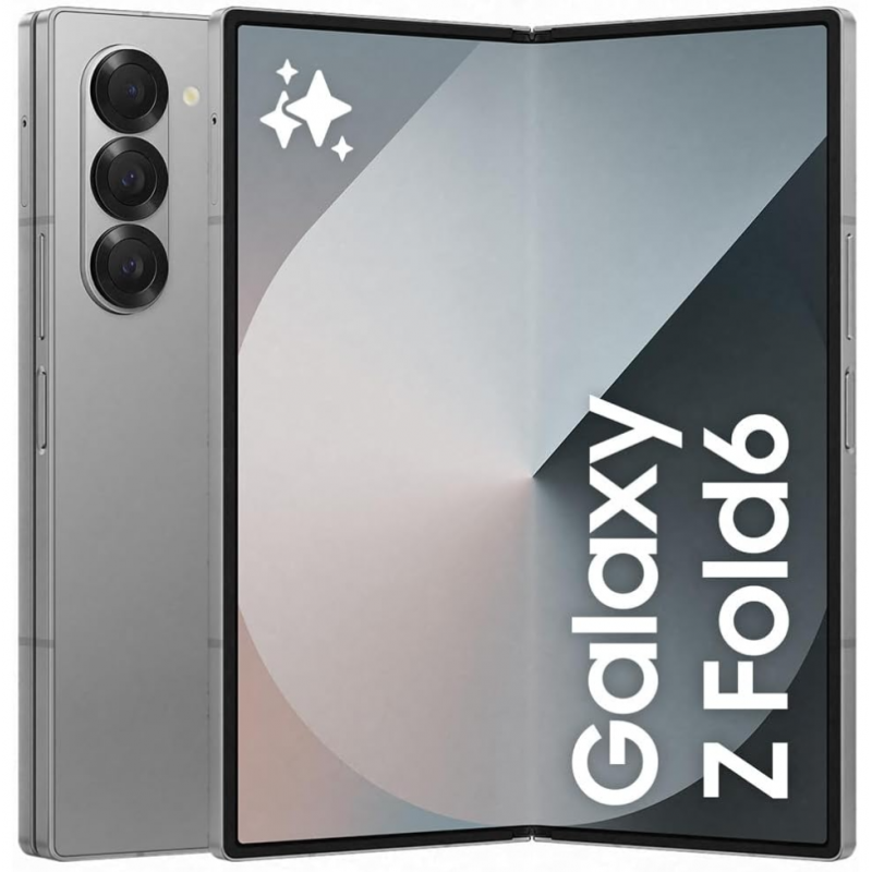 Samsung Galaxy Z Fold 6 Smartphone (12+256GB) - Silver Shadow Samsung Galaxy Z Fold 6 Smartphone (12+256GB) - Silver Shadow