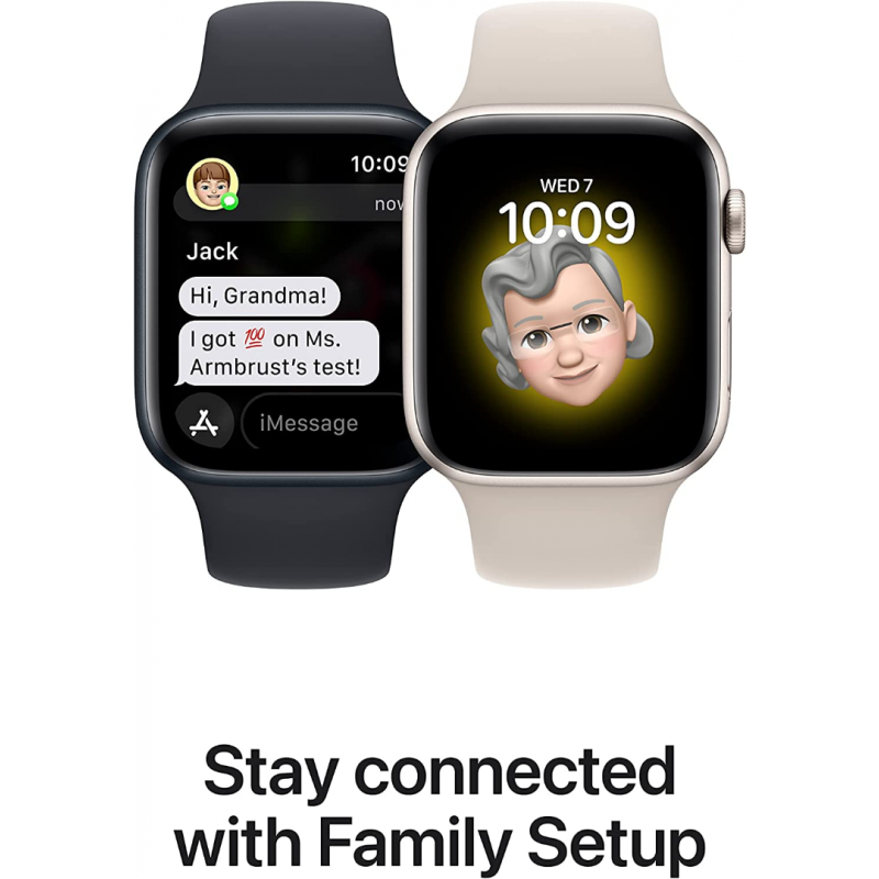 Apple Watch SE 2022 2nd Generation (GPS, 40mm) - Starlight Aluminium Case with S/M Starlight Sport Band Apple Watch SE 2022 2nd Generation (GPS, 40mm) - Starlight Aluminium Case with S/M Starlight Sport Band