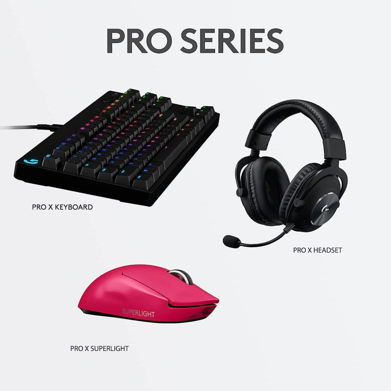 Logitech G PRO X SUPERLIGHT 2 Wireless Gaming Mouse - Magenta