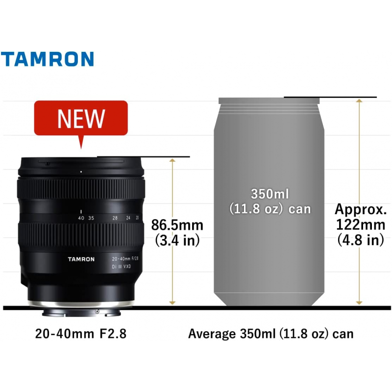 Tamron 20-40mm F/2.8 Di III VXD Lens (Sony E)